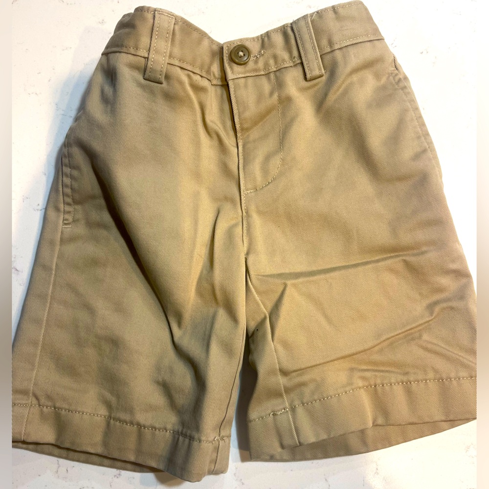 Lands’ End Unisex Khaki Uniform Shorts